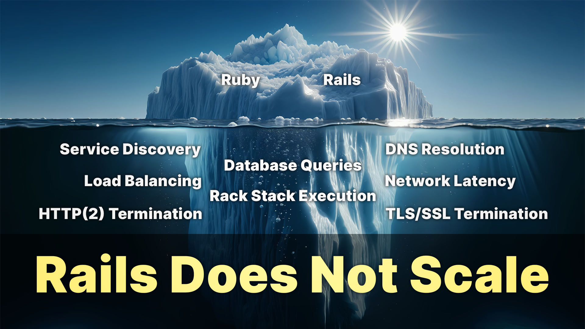 Rails does not scale!